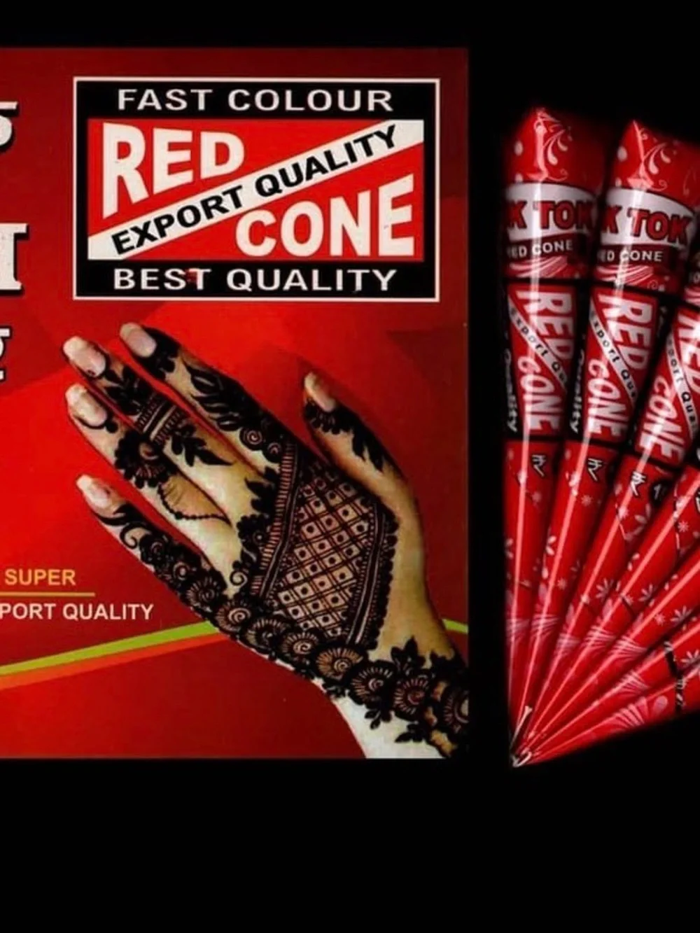 Red Cone Party Powder - Vibrant Red Color